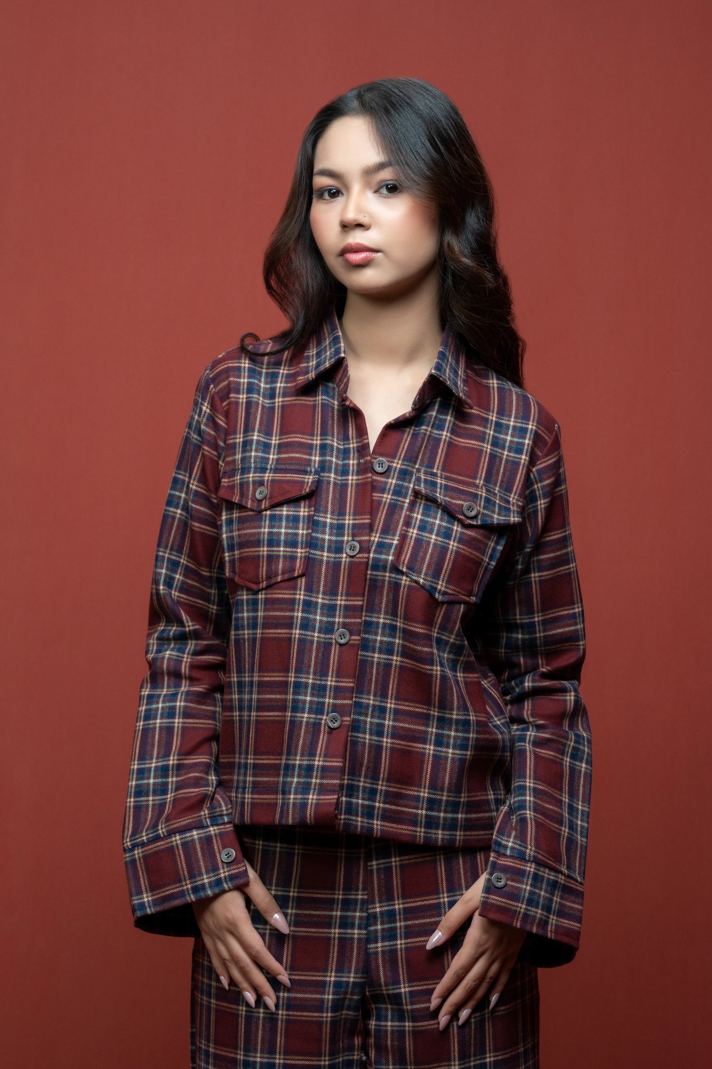 Classic Essence Stripped Casual Set | Shirt & Trouser