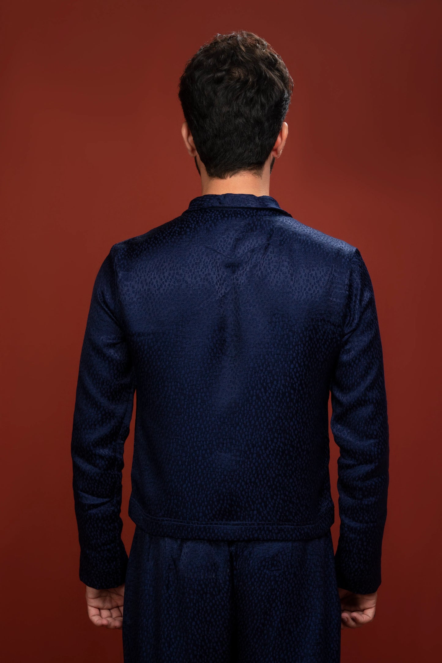 Classic Essence Navy Coord Set | Shirt & Trouser