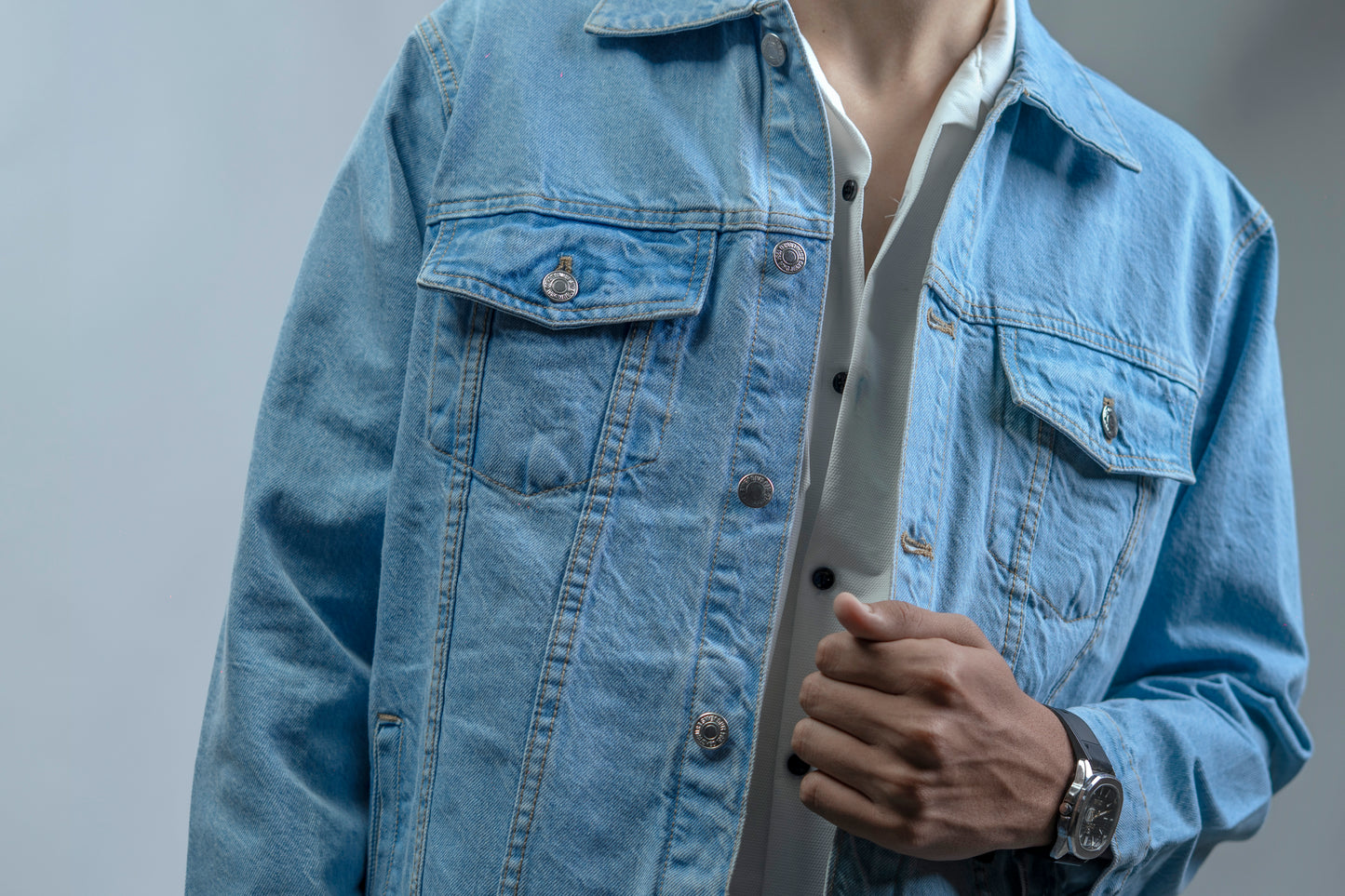 Denim Jacket Light Blue Men