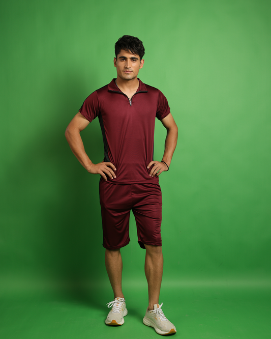 Burgundy Core - Dri-Fit Tracksuit