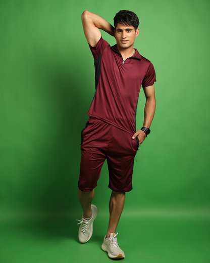 Burgundy Core - Dri-Fit Tracksuit