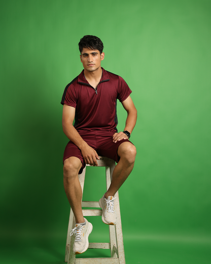 Burgundy Core - Dri-Fit Tracksuit