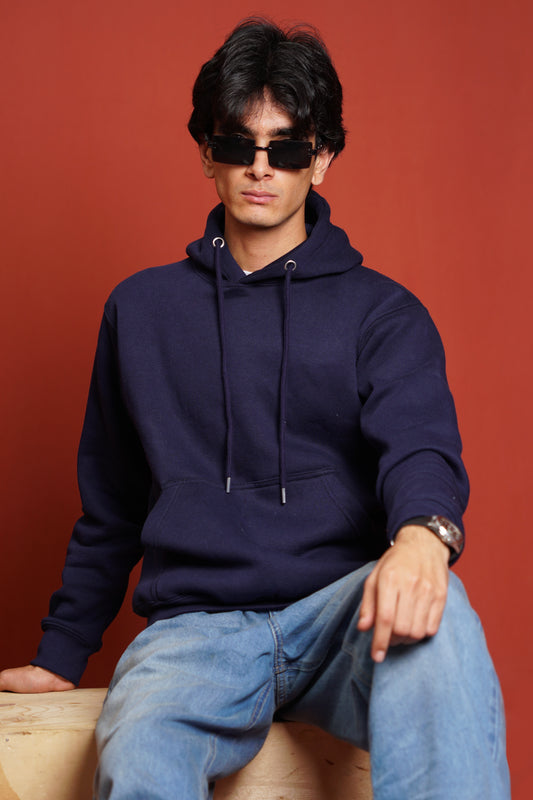 Hoodies Regular Fit Purple Men