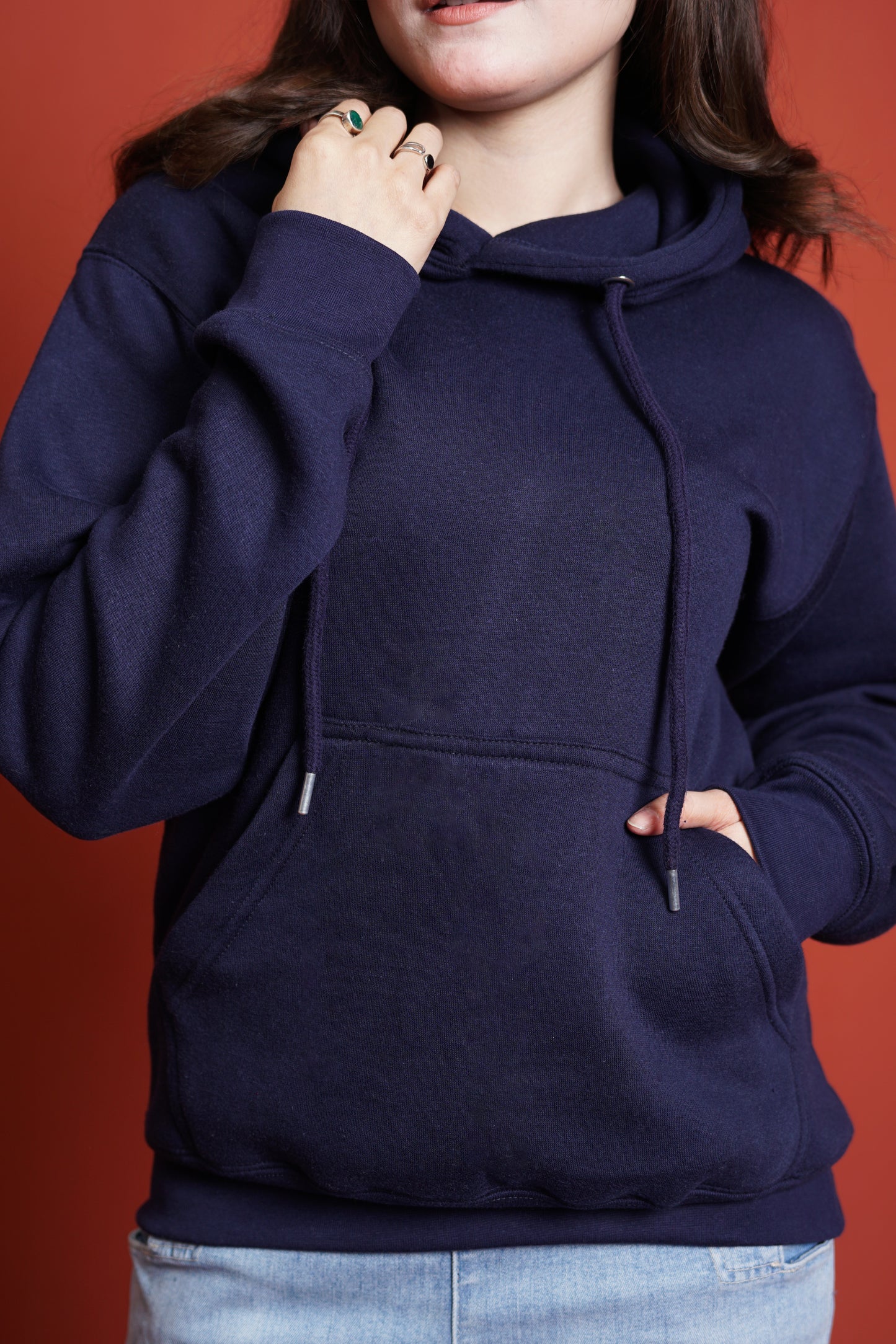 Hoodies Regular Fit Purple Women