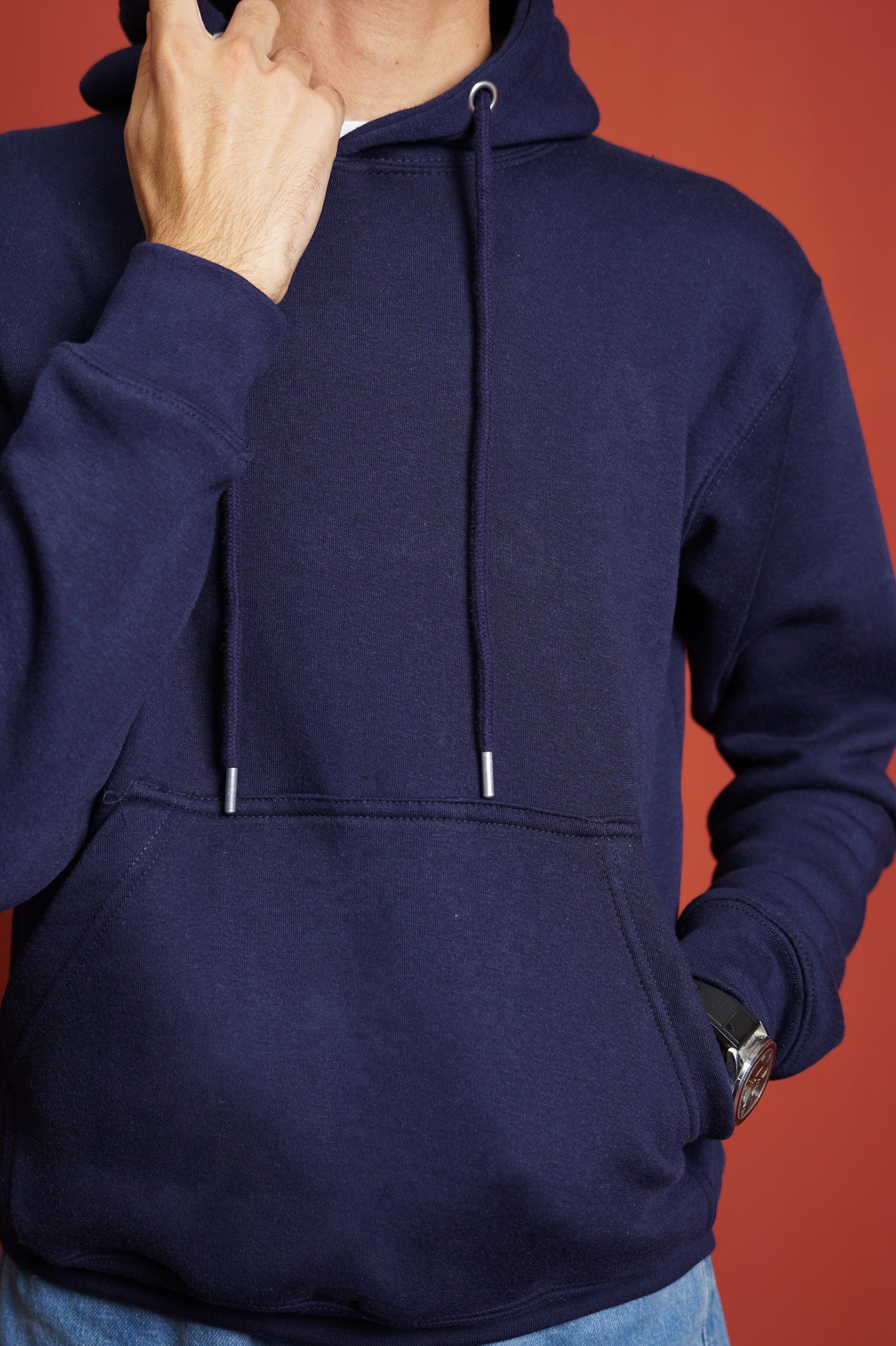 Hoodies Regular Fit Purple Men