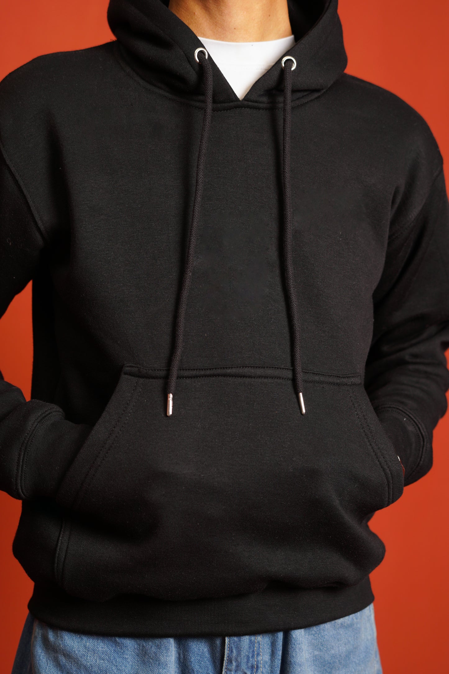 Hoodies Drop Shoulder Black Men