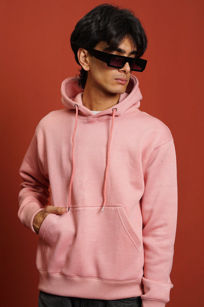 Hoodies Drop Shoulder light Pink Men