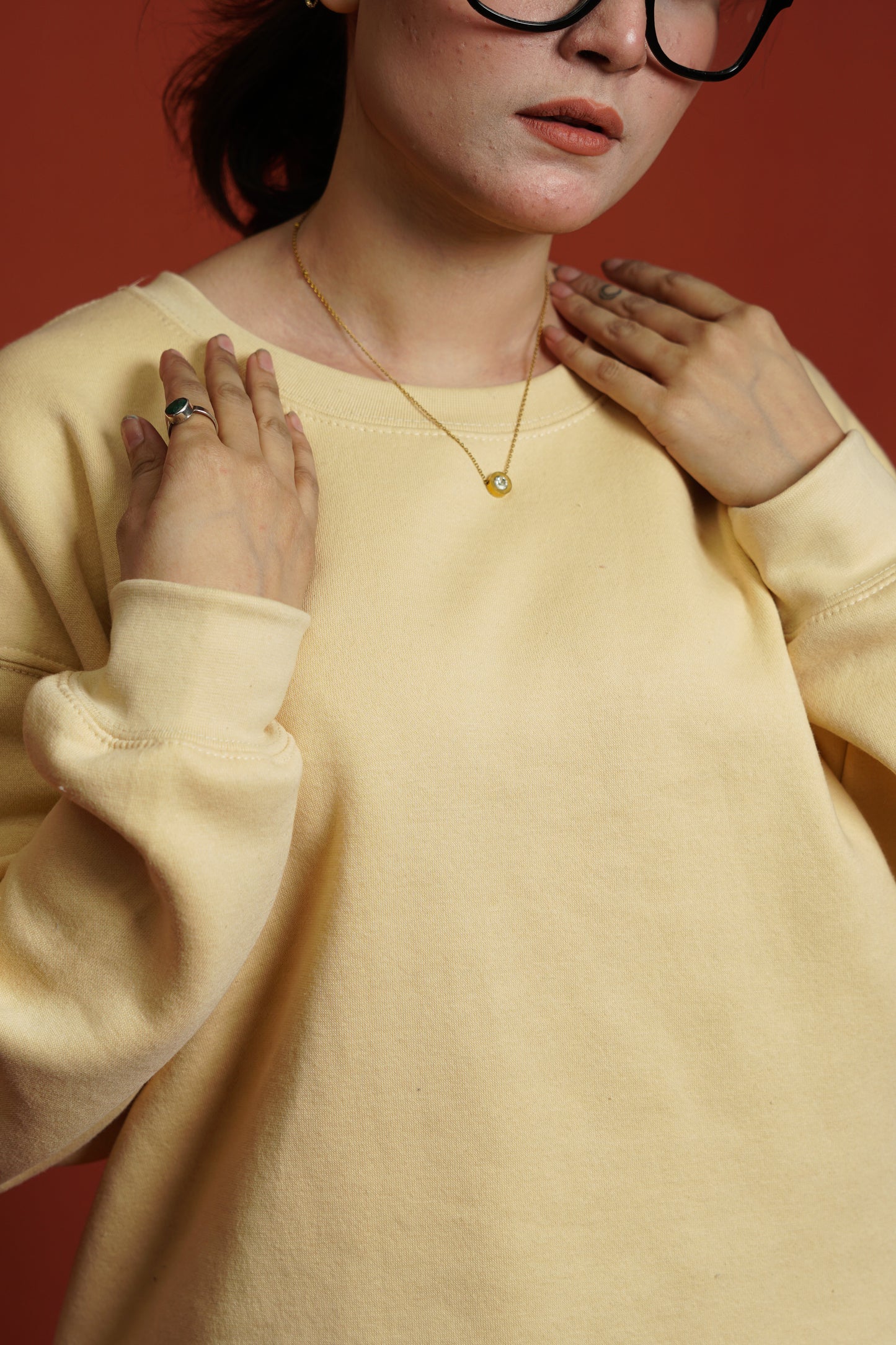 Sweatwear Drop Shoulder Beige Women