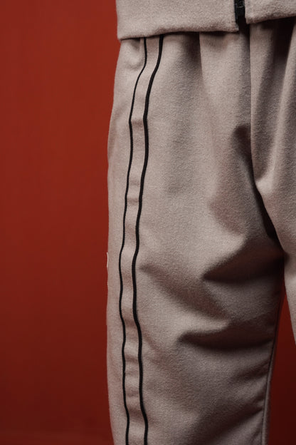 Classic Essence Gray Zipper Set | Winter Coordsets Men