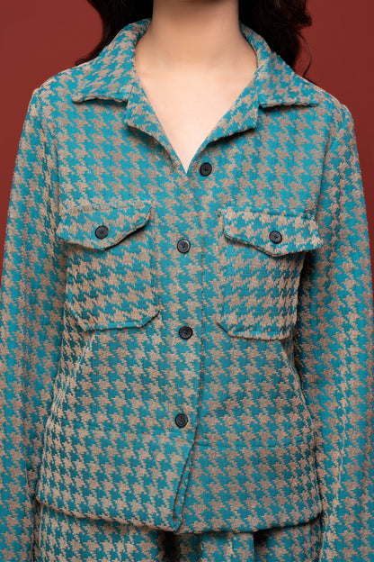 Classic Essence Stripped Casual Set | Shirt & Trouser