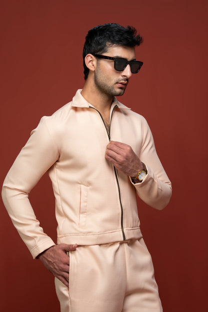 Classic Essence Pink Coord Set | Shirt & Trouser