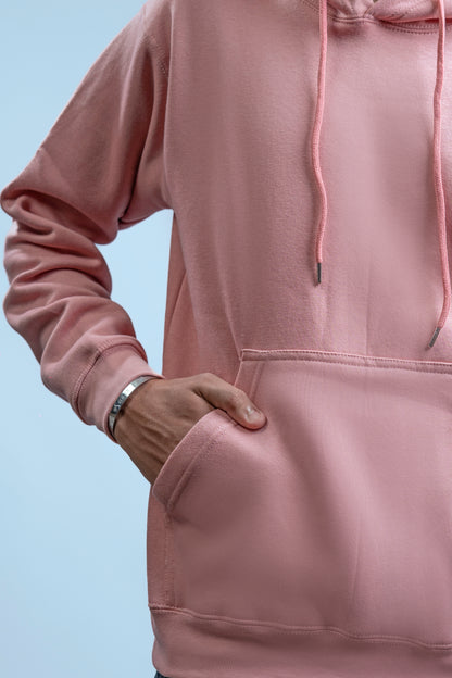 Hoodies Drop Shoulder Pink Men