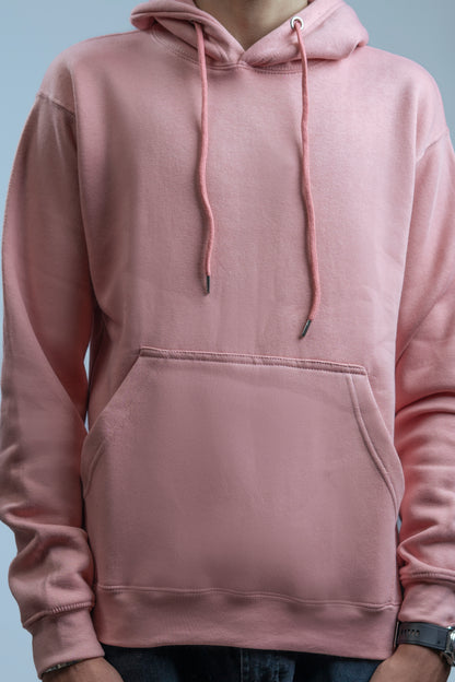 Hoodies Drop Shoulder Pink Men