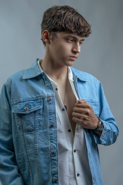 Denim Jacket Light Blue Men