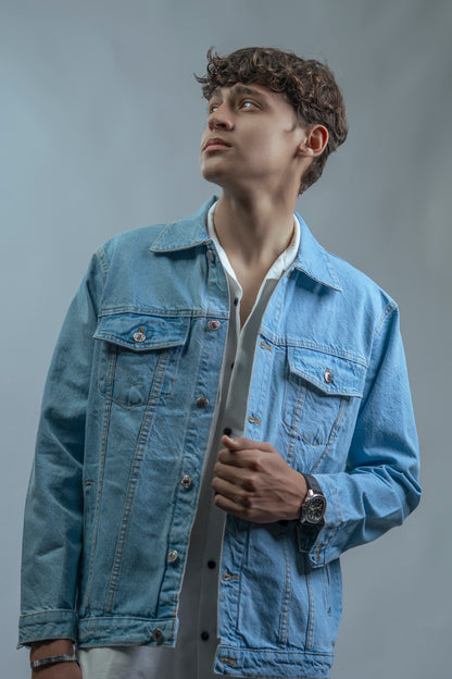 Denim Jacket Light Blue Men