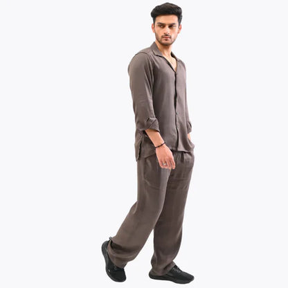 Relax Fit Olive Button-down