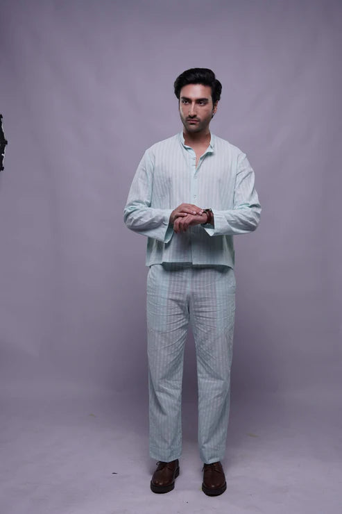 Relax Fit Light SeaGreen Button-down