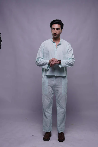Relax Fit Light SeaGreen Button-down