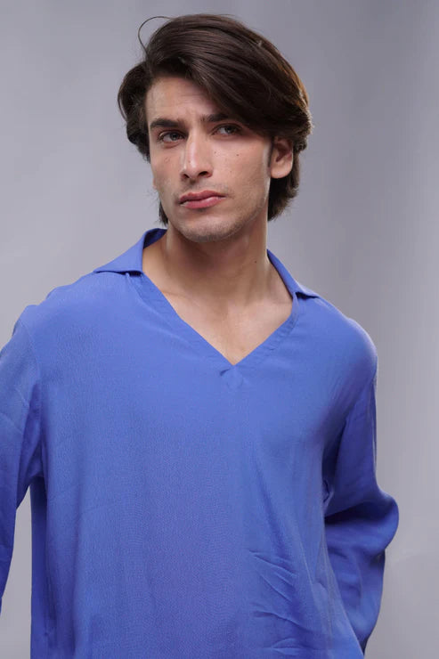 Relax Fit Light Blue Button-down