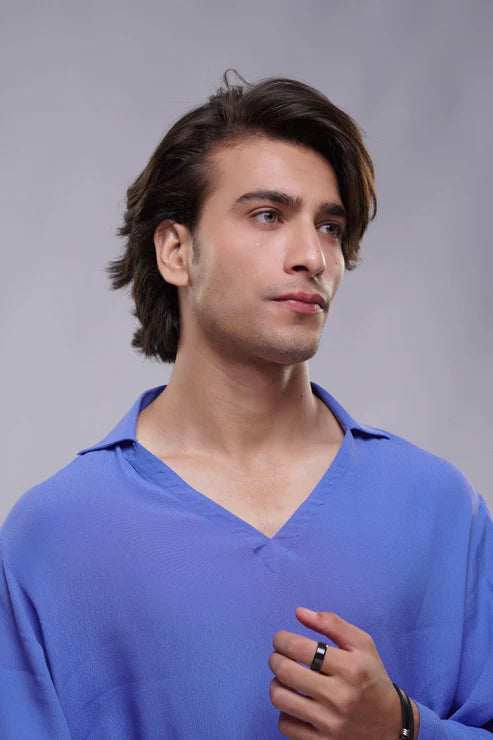 Relax Fit Light Blue Button-down